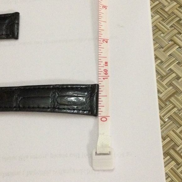 Cartier Shiny Black Alligator strap NEW Never Worn - Picture 11 of 11